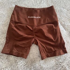 Alphalete Women's Rust Bike Shorts